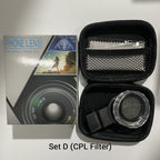 Clip-On polarizing filter for mobile phones