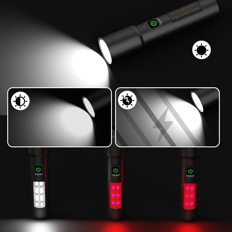 Ultra-bright, zoomable flashlight