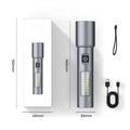 Ultra-bright, zoomable flashlight
