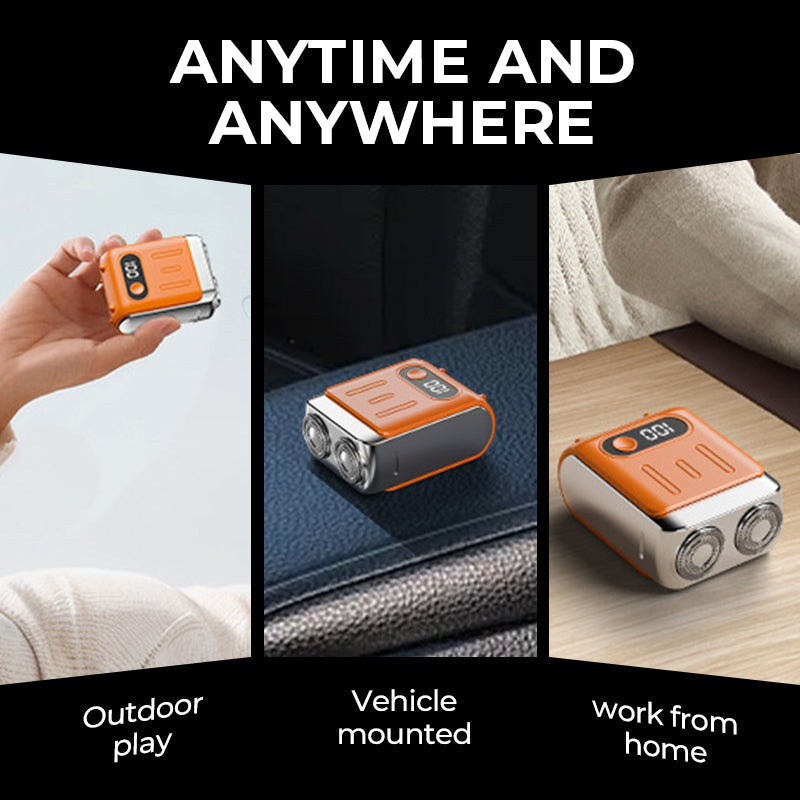 Men's Portable Mini Rotary Electric Shaver