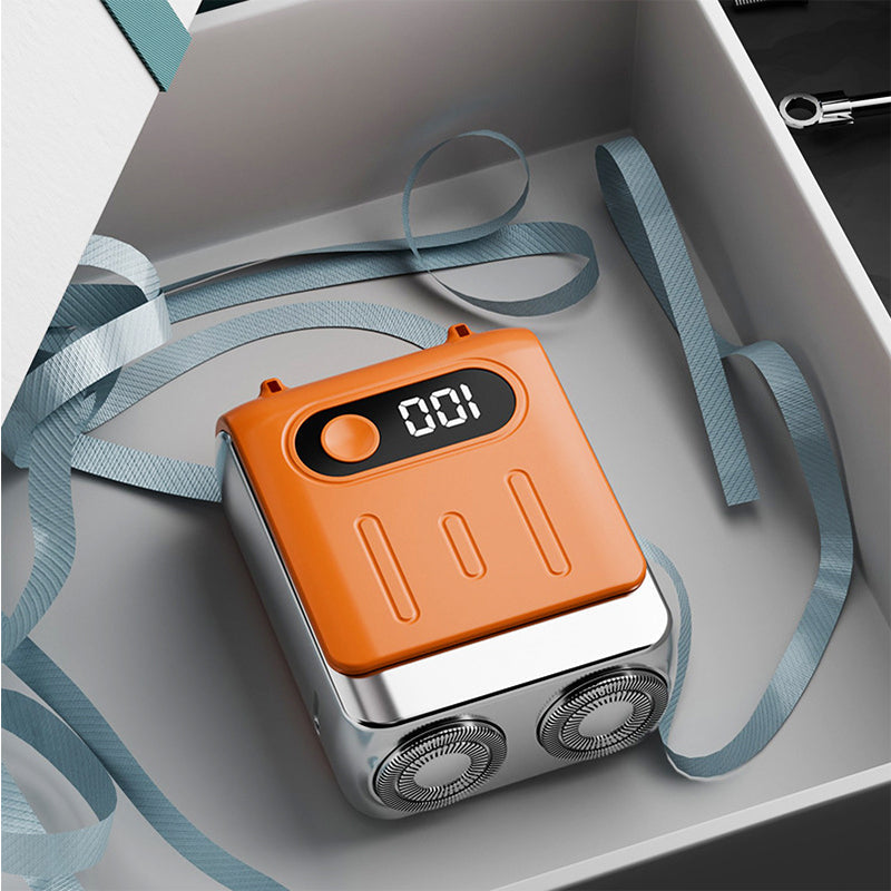 Men's Portable Mini Rotary Electric Shaver