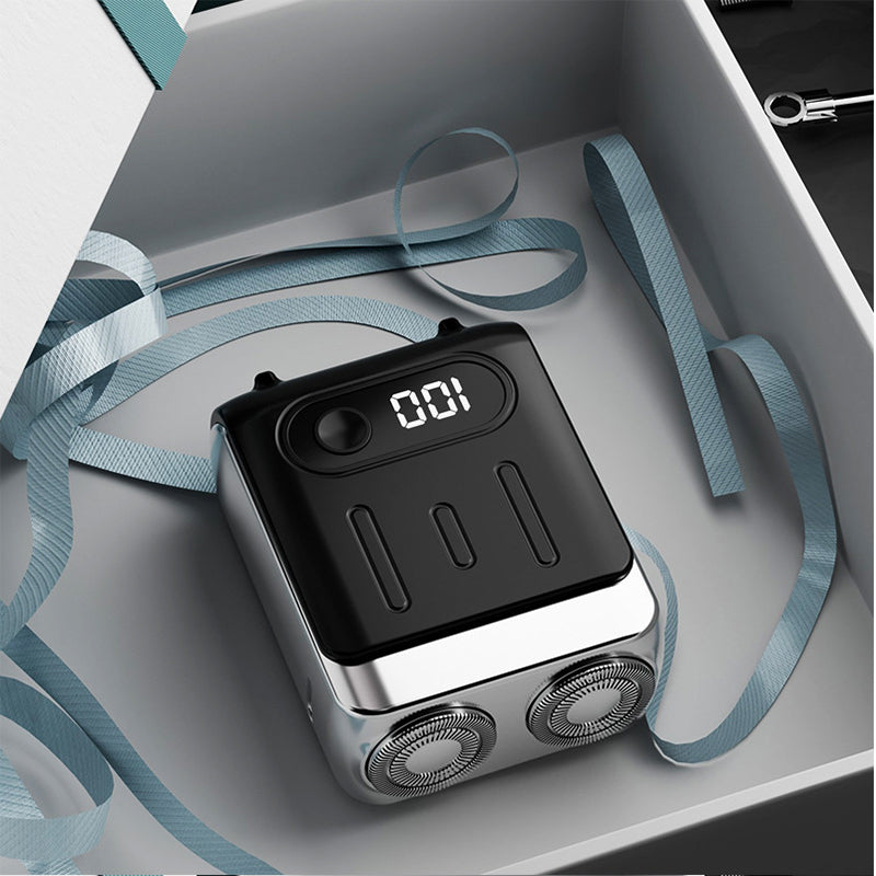 Men's Portable Mini Rotary Electric Shaver