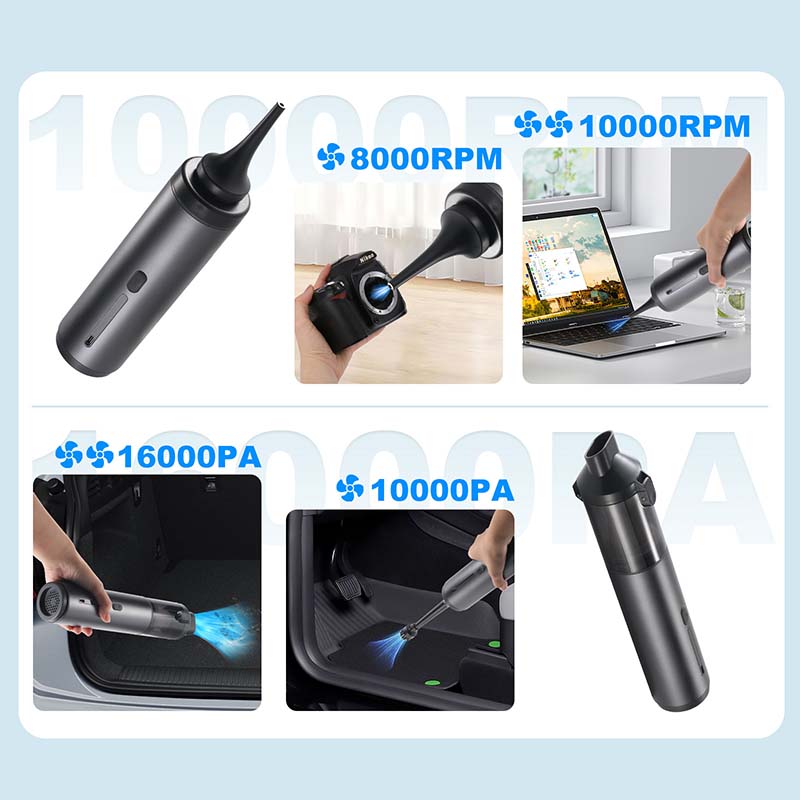 LuxVac Elite Wireless Car Vacuum Cleaner | High-power handheld vacuum cleaner for effortless car detailing
