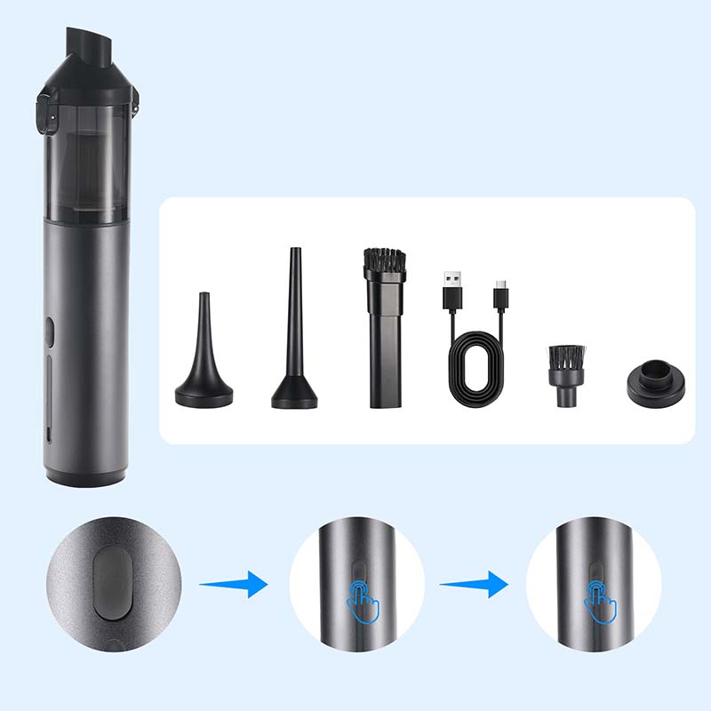 LuxVac Elite Wireless Car Vacuum Cleaner | High-power handheld vacuum cleaner for effortless car detailing