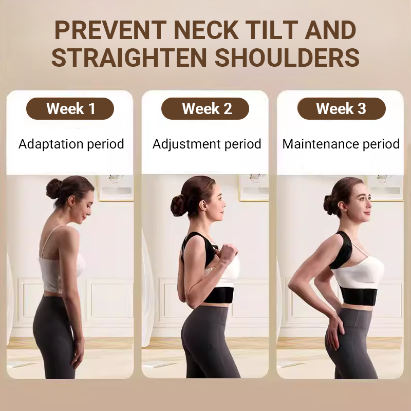 Effective posture-correcting back brace