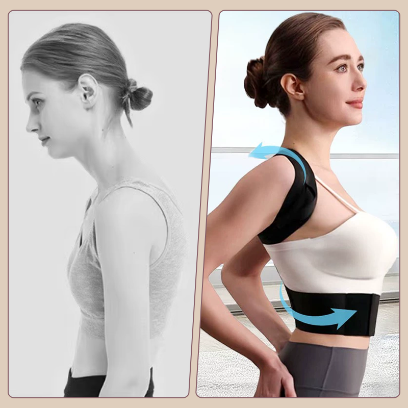 Effective posture-correcting back brace