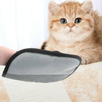 Reusable gloves for removing pet hair