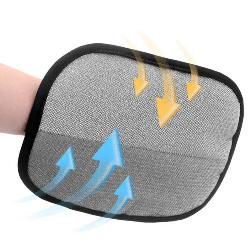 Reusable gloves for removing pet hair