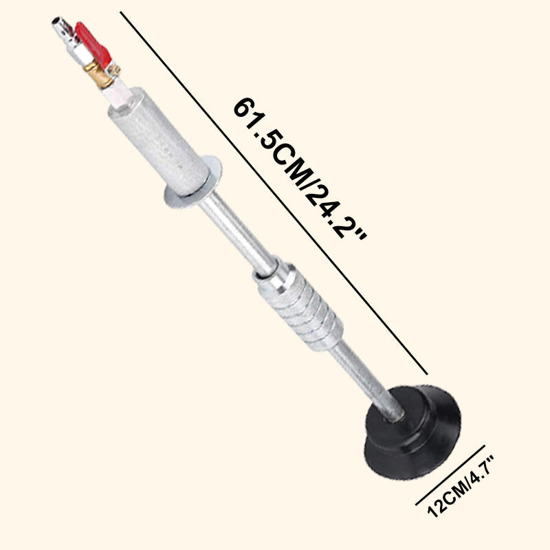 Suction cup tool for dent repair in the bodywork