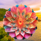 Hanging wind spinners for indoor and outdoor use