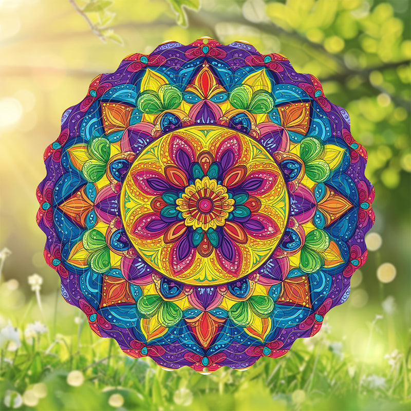 Hanging wind spinners for indoor and outdoor use