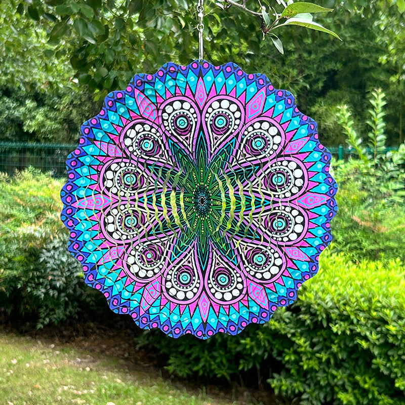 Hanging wind spinners for indoor and outdoor use
