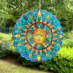 Hanging wind spinners for indoor and outdoor use