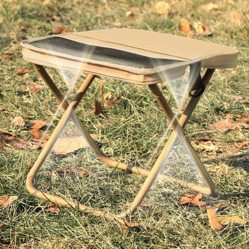 Folding Seat Ottoman – Stable, lightweight and waterproof for on the go