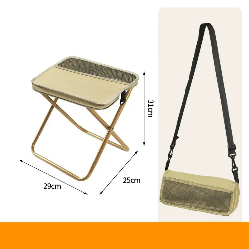 Folding Seat Ottoman – Stable, lightweight and waterproof for on the go