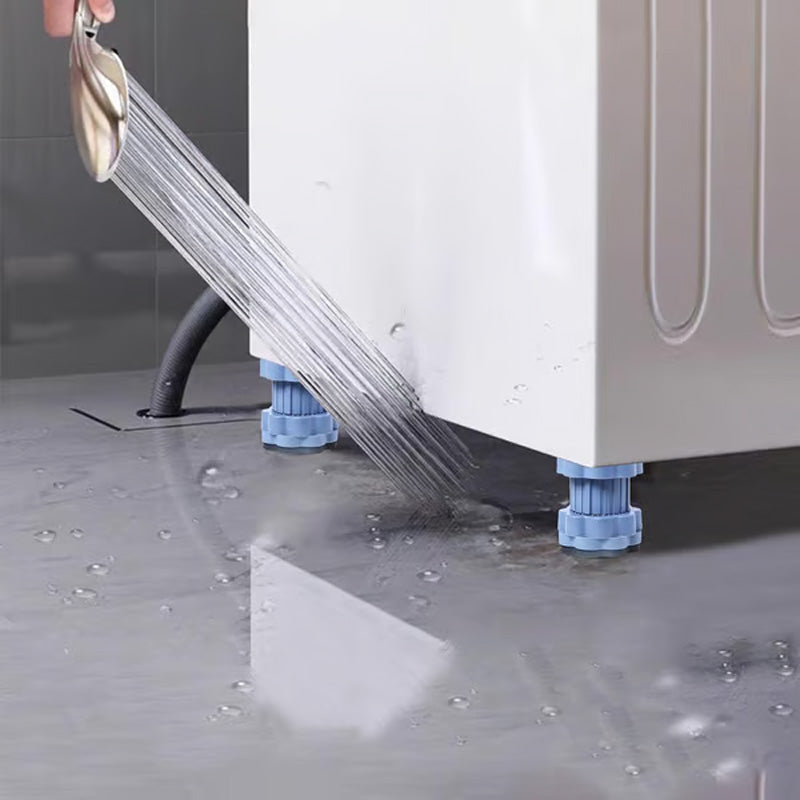 Universal multifunctional riser pads for washing machine base