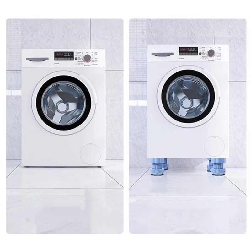 Universal multifunctional riser pads for washing machine base