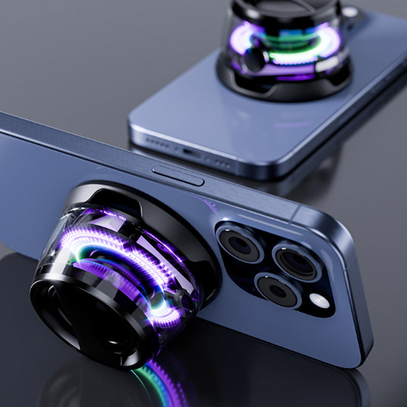 Compact and magnetic Bluetooth speaker set with LED lights