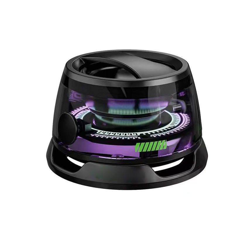 Compact and magnetic Bluetooth speaker set with LED lights