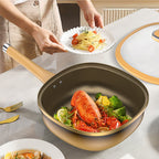 [Titanium Extreme Non-Stick Frying Pan] Revolution in the kitchen, easy cooking without oil smoke!
