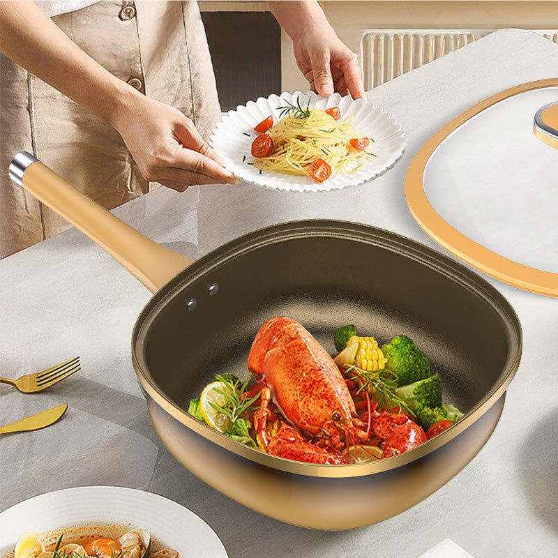 [Titanium Extreme Non-Stick Frying Pan] Revolution in the kitchen, easy cooking without oil smoke!