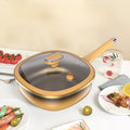 [Titanium Extreme Non-Stick Frying Pan] Revolution in the kitchen, easy cooking without oil smoke!