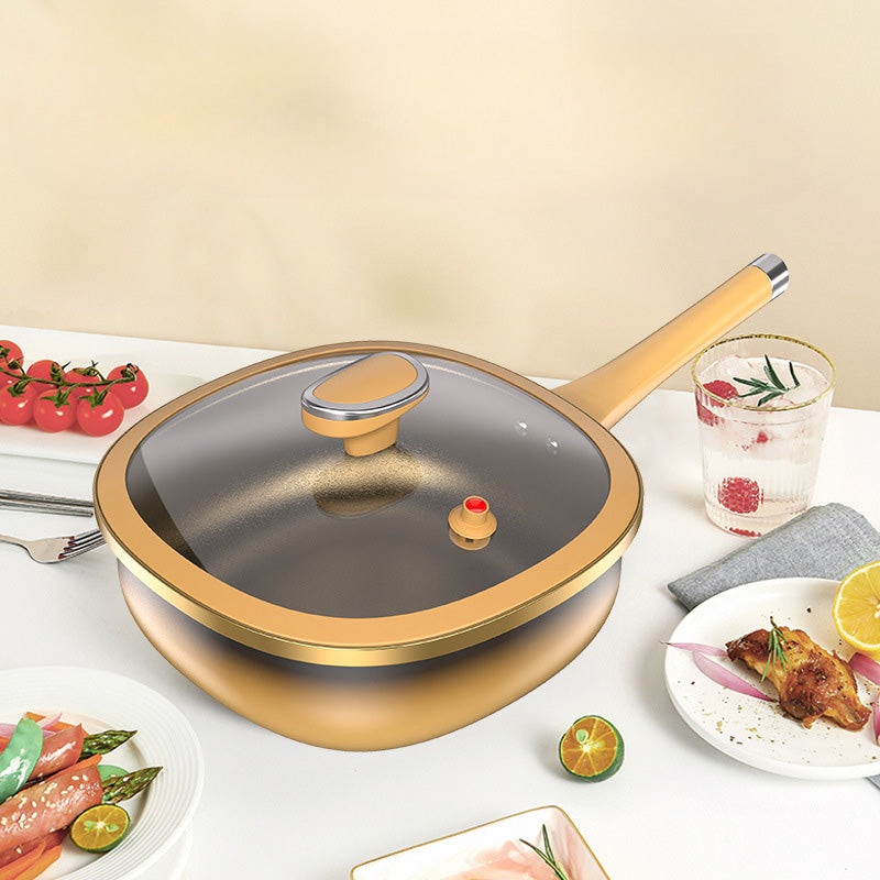 [Titanium Extreme Non-Stick Frying Pan] Revolution in the kitchen, easy cooking without oil smoke!