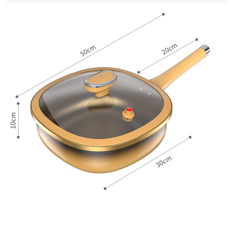 [Titanium Extreme Non-Stick Frying Pan] Revolution in the kitchen, easy cooking without oil smoke!
