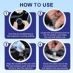 Self-filling refrigerant for car air conditioning