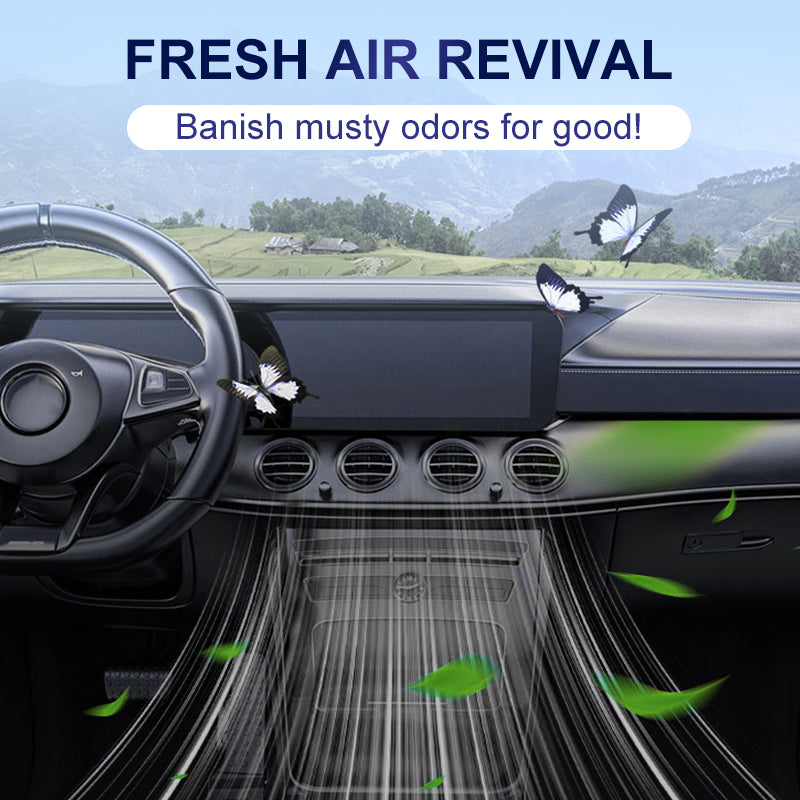 Self-filling refrigerant for car air conditioning