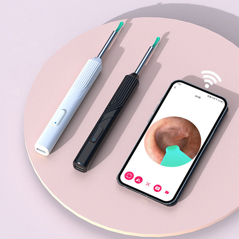 Device for earwax removal with HD camera