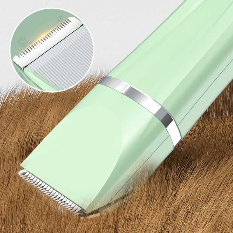 Multifunctional rechargeable shaver with low noise level for pets
