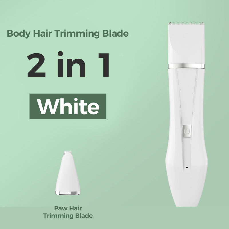 Multifunctional rechargeable shaver with low noise level for pets
