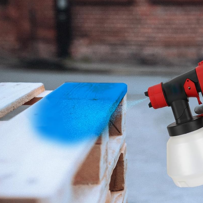 Portable, powerful, electric paint spray set