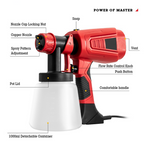 Portable, powerful, electric paint spray set