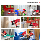 Portable, powerful, electric paint spray set