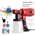 Portable, powerful, electric paint spray set