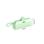Portable Power Bank with High Capacity and Built-in Cables