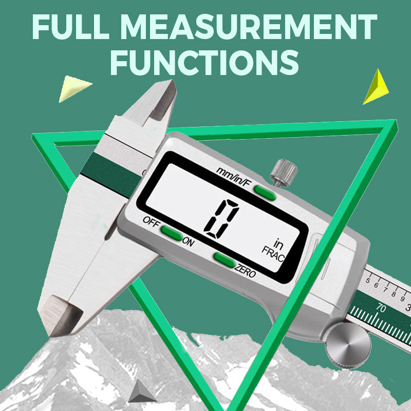 Digital caliper with large LCD screen
