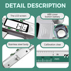 Digital caliper with large LCD screen