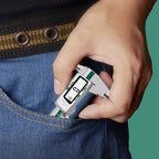 Digital caliper with large LCD screen
