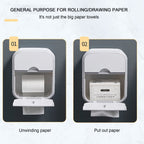 Flush-free toilet paper holder box