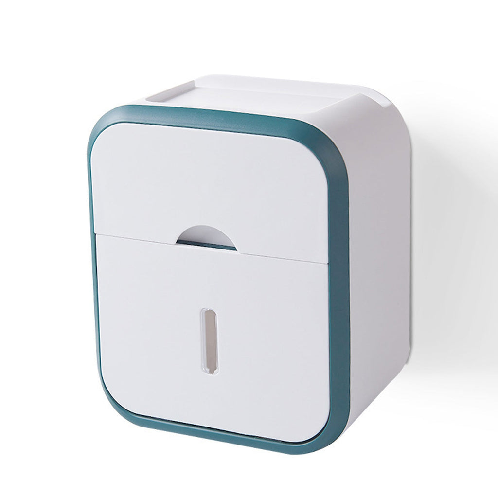 Flush-free toilet paper holder box