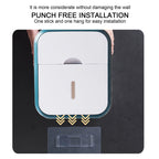 Flush-free toilet paper holder box