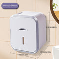Flush-free toilet paper holder box