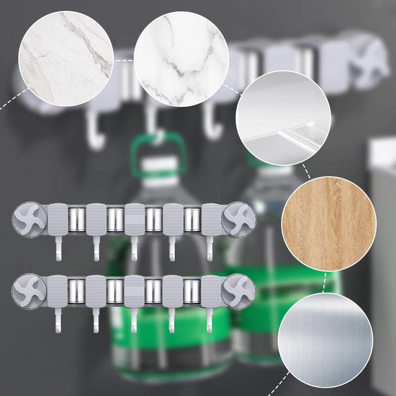 Bore-free suction cup mop holder for the bathroom