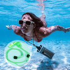 Floating, waterproof phone case with triple sealing