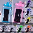 Floating, waterproof phone case with triple sealing