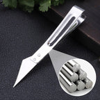 3-piece set with peeling tools in stainless steel