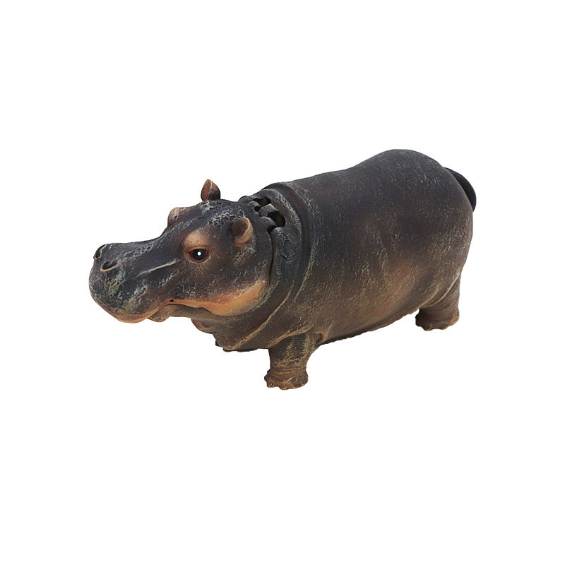 Aquarium Hippo Bubble Decoration